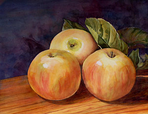 300x232 Watercolor Fruit Paintings Fine Art America - Watercolor Fruit Still Life