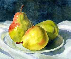 300x251 Watercolor Still Life Paintings Fine Art America - Watercolor Fruit Still Life