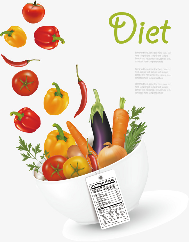 650x833 Watercolor Fruits And Vegetables Vector, Watercolor Vector, Red - Watercolor Fruits And Vegetables