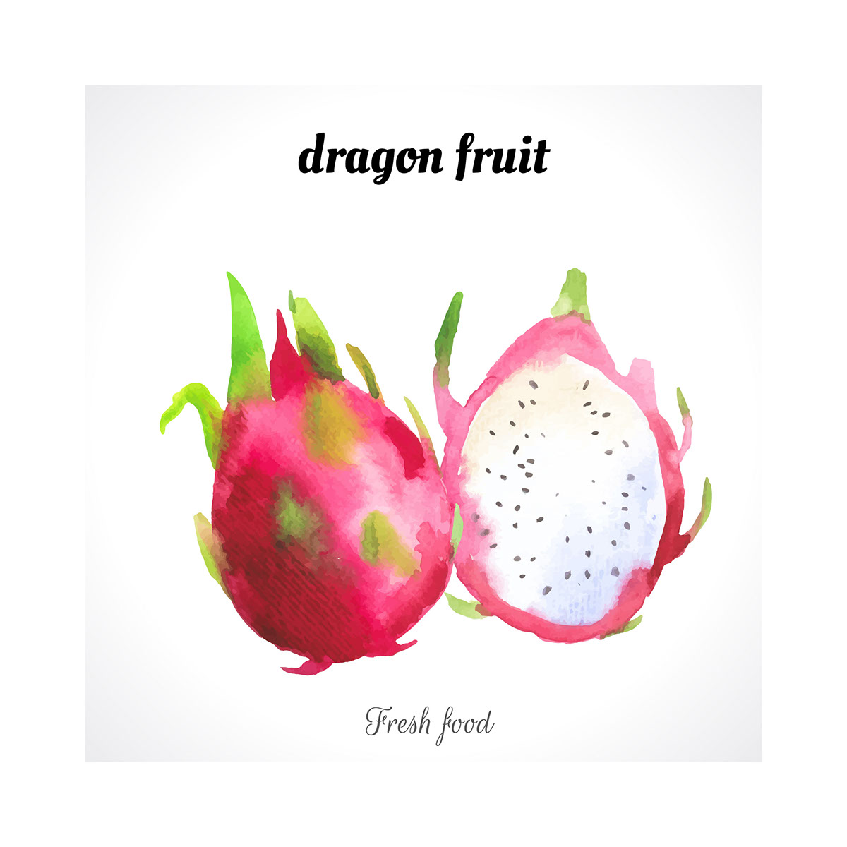 1200x1200 Watercolor Fruit And Vegetables On Behance - Watercolor Fruits And Vegetables