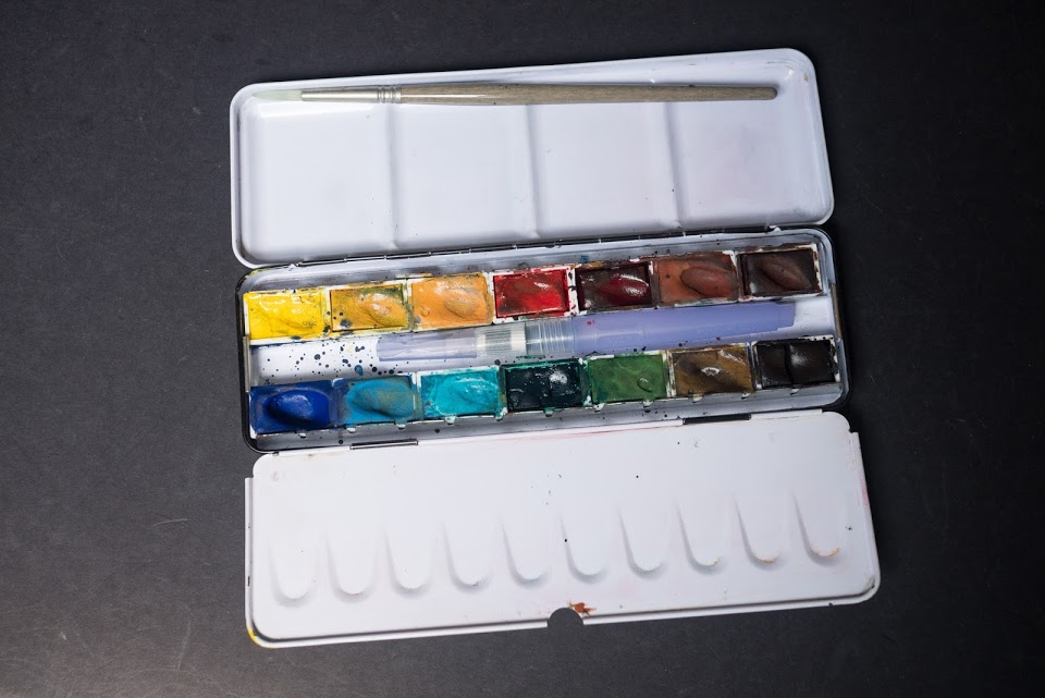960x641 Review Kremer Pigments 14 Full Pan Watercolour Box Set 1 Parka - Watercolor Full Pans