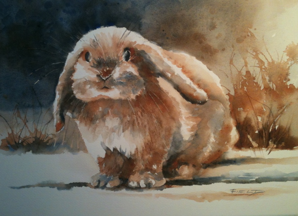 1023x743 Glennda Field Fine Art Fur Demonstration For Clark Community - Watercolor Fur