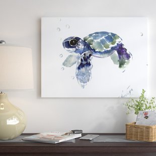 310x310 Canvas Watercolor Sea Turtle Wayfair - Watercolor Furniture