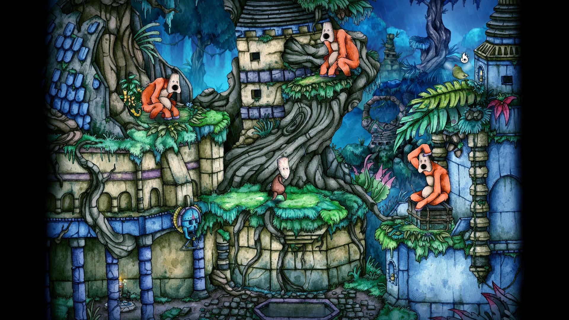 1920x1080 Watercolor Action Adventure Title Candle The Power Of The Flame - Watercolor Game