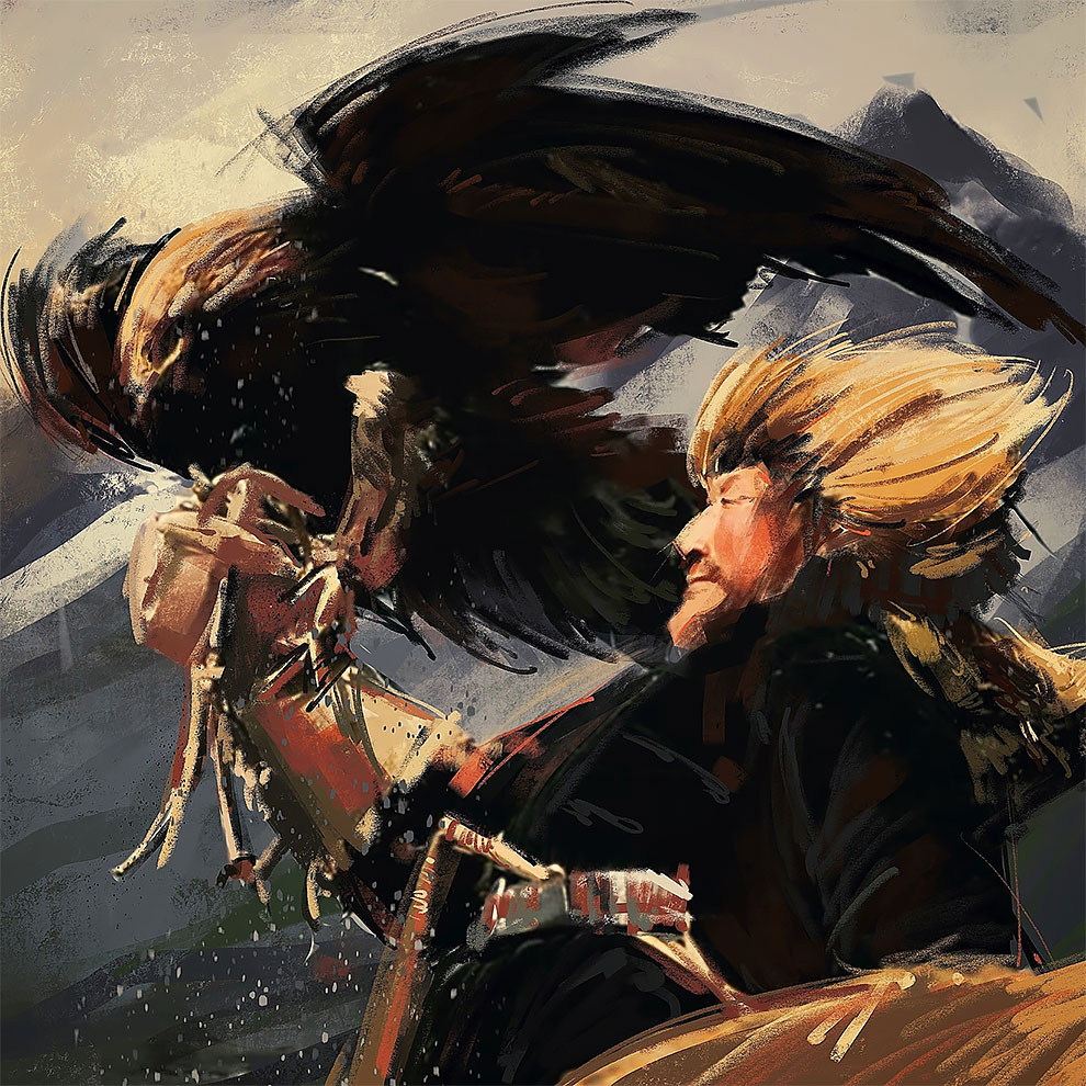 990x990 Empire Of The Superb Sci Fi And Game Concept Art By Donglu Yu - Watercolor Game Art