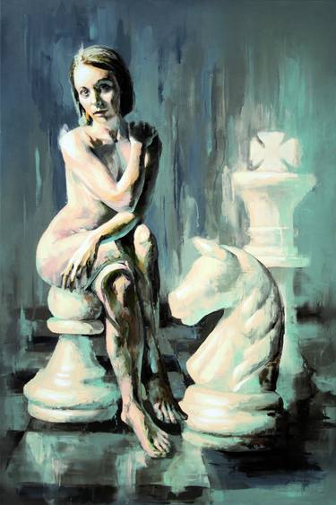 375x563 Jk17 0523 Game Painting By Jonas Kunickas Saatchi Art - Watercolor Game Art