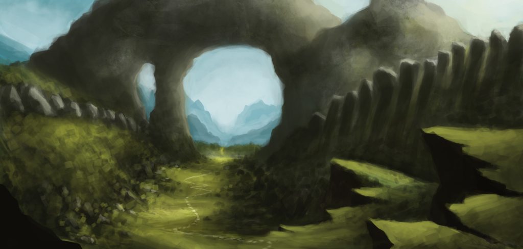 1024x488 Little Known Sierras Dawid Chachulski Game Artist - Watercolor Game Art