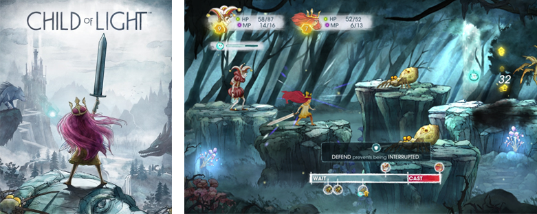 781x312 Video Game Typography Part Ii Art Direction The Space Ape Games - Watercolor Game Art