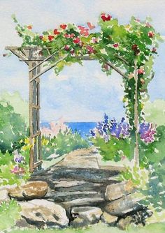 Watercolor Garden