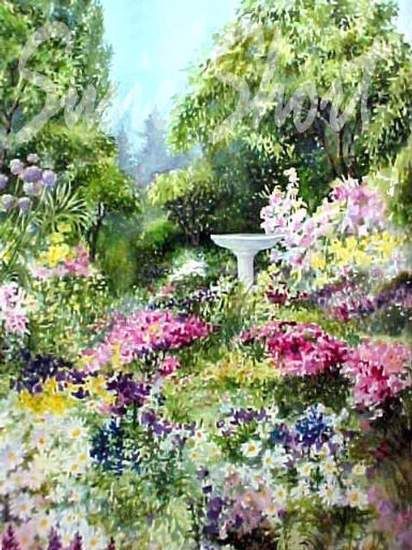 412x550 Watercolor Gardens - Watercolor Garden