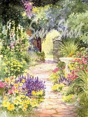 373x498 Watercolor Gardens - Watercolor Garden