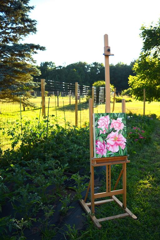 512x768 According To His Riches Original Watercolor - Watercolor Garden