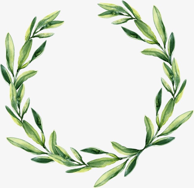 650x628 Green Leaf Garland, Watercolor Wreath, Watercolor Png Image And - Watercolor Garland