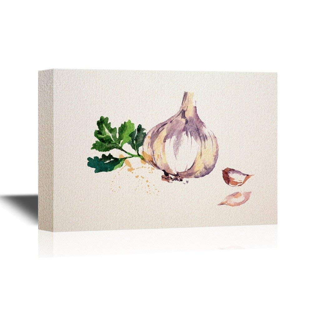 1000x1000 Watercolor Painting Of Garlic - Watercolor Garlic
