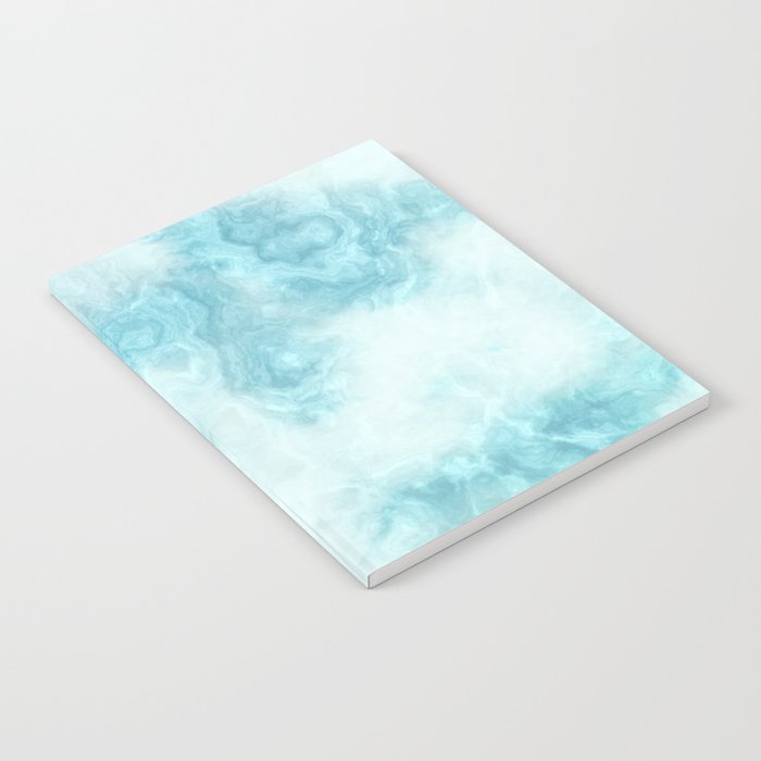 700x700 Blue Marble Abstract Agate Watercolor Geode Pattern Notebook By - Watercolor Geode