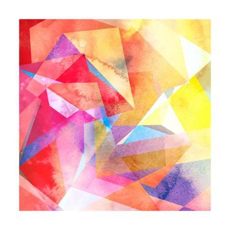 473x473 Abstract Watercolor Geometric Background Prints By Tanor27 - Watercolor Geometric