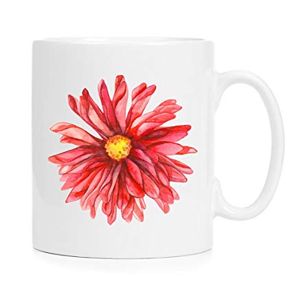Watercolor Gerbera Daisy