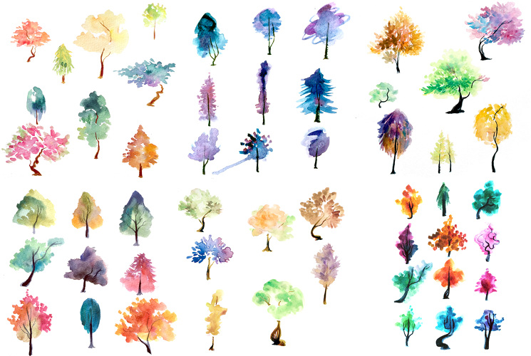 745x500 Ghibli Watercolors - Watercolor Ghibli