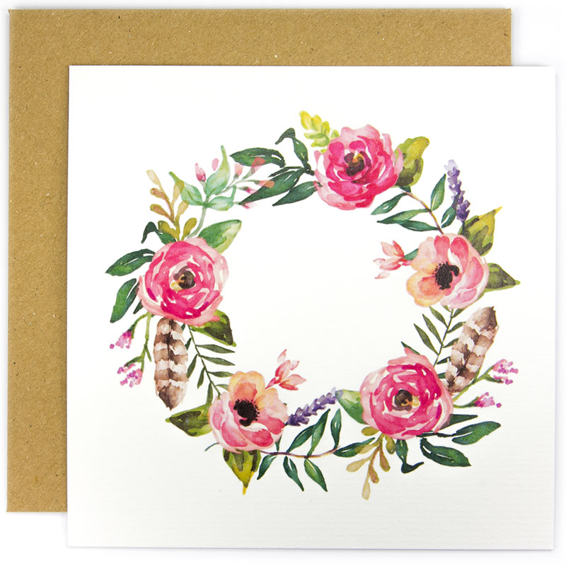 800x800 Watercolour Gift Card Set - Watercolor Gift Cards