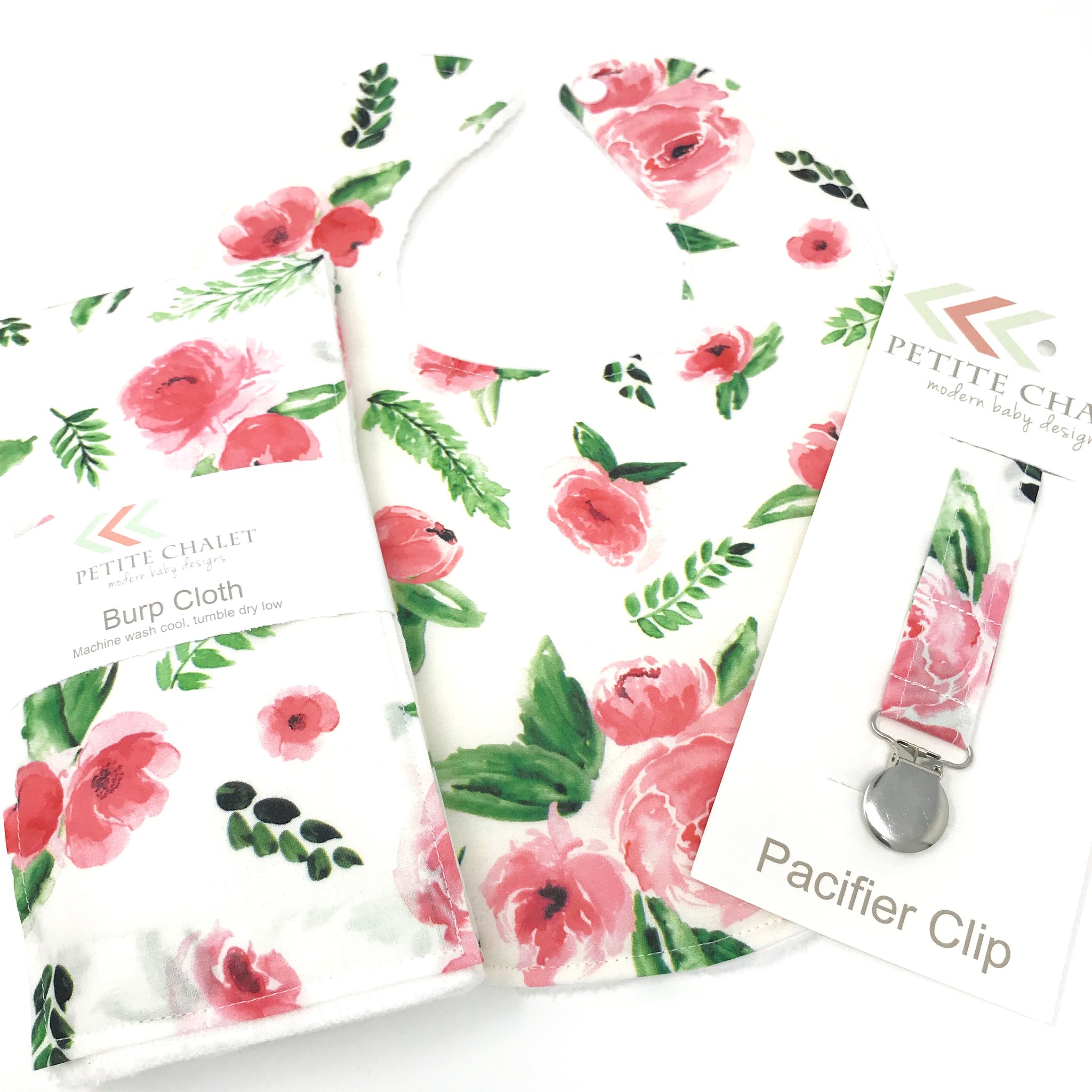 2048x2048 Pink And Green Floral Watercolor Gift Set Petite Chalet - Watercolor Gift Set