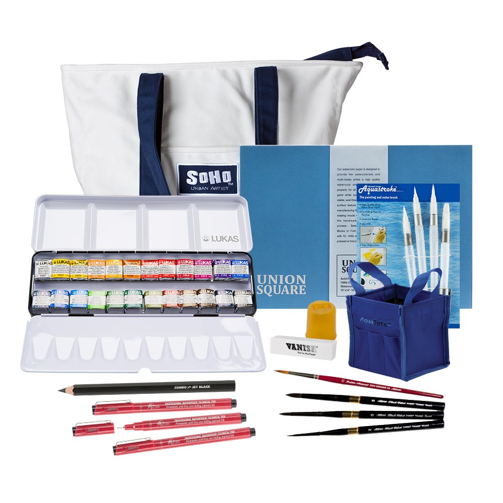 1000x1000 Professional Watercolor Painting Sets - Watercolor Gift Set