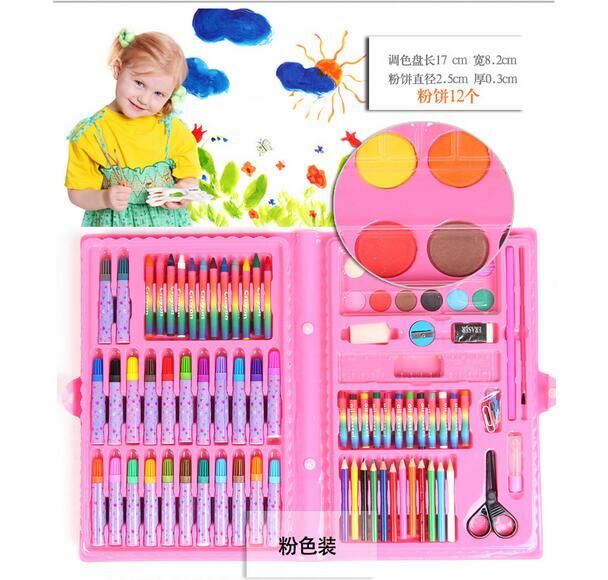 608x580 The Kindergarten Baby Suit And Brush Painting Watercolor Pen Gift - Watercolor Gift Set