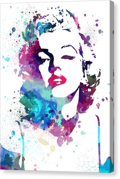 418x622 Marilyn Monroe Painting By Watercolor Girl - Watercolor Girl