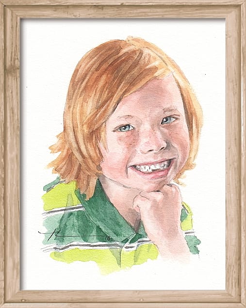 507x635 Mike Theuer - Watercolor Girl