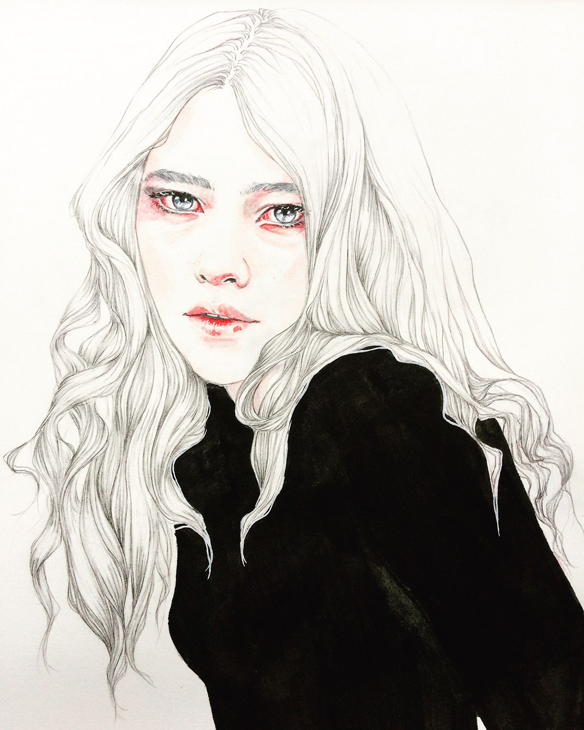 1200x1500 Watercolor Girls By Robyn Pees In 2018 Watercolor - Watercolor Girl