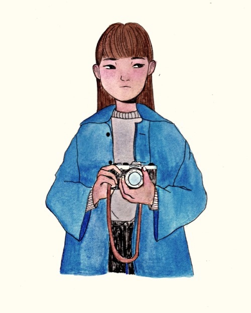 500x625 Fashion Watercolor Drawing Tumblr - Watercolor Girl