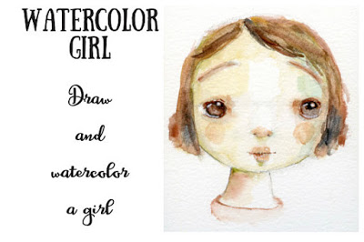 400x266 Mindy Lacefield New Watercolor Draw And Paint A Girl - Watercolor Girl Face