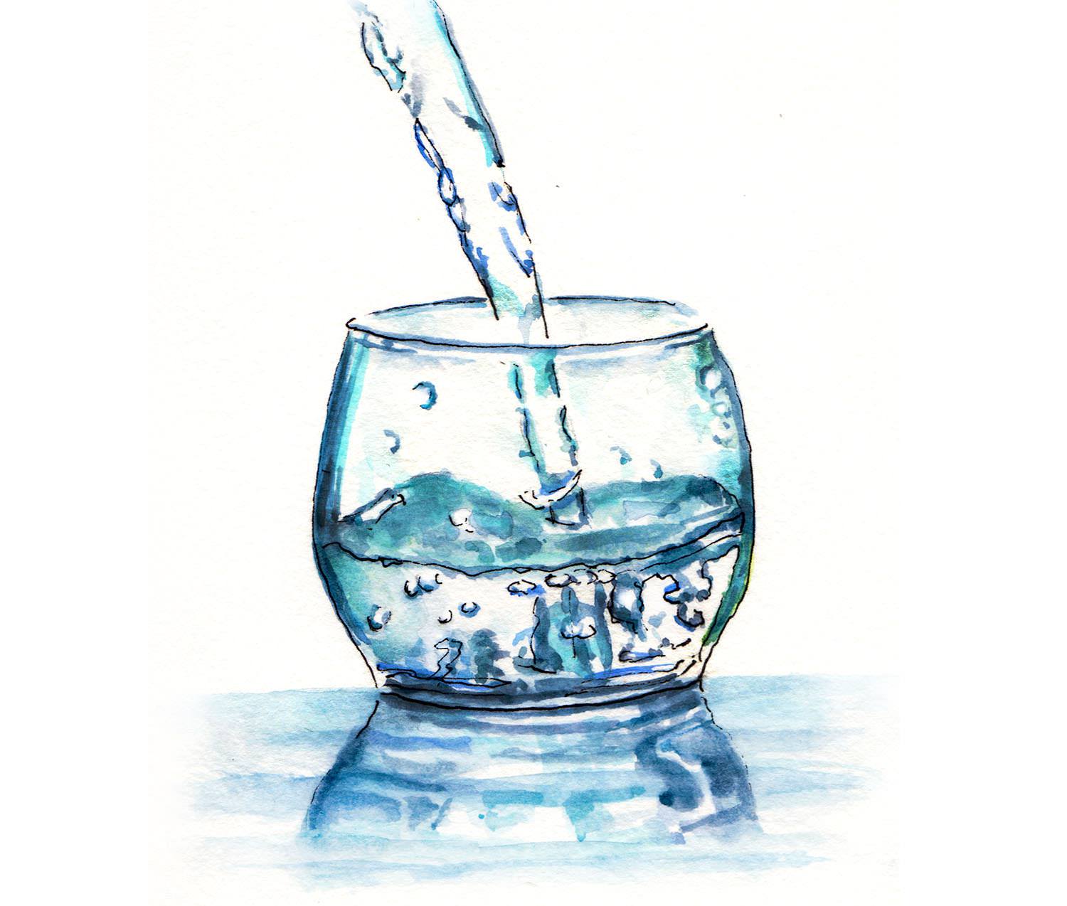 1500x1274 ~ World Watercolor Month - Watercolor Glass