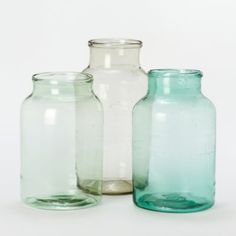 Watercolor Glass Bottles