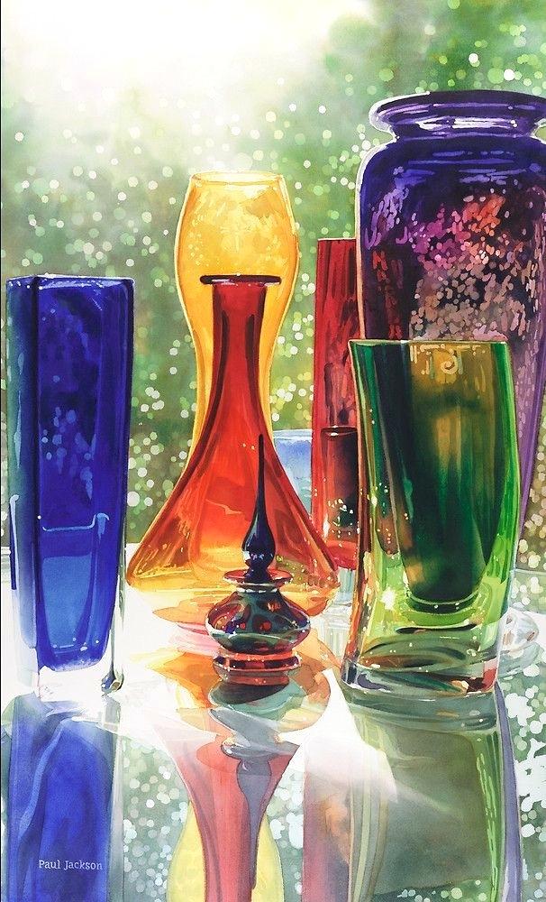 606x1000 Jackson Paint And Glass Illustrations Jackson Paint Glass - Watercolor Glass Painting