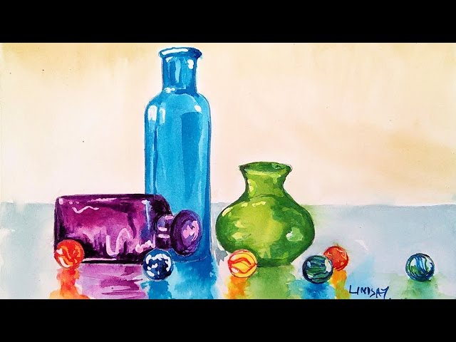 640x480 Live Today 1230pm Et Hydrus Watercolor Demo! The Frugal Crafter - Watercolor Glass Painting