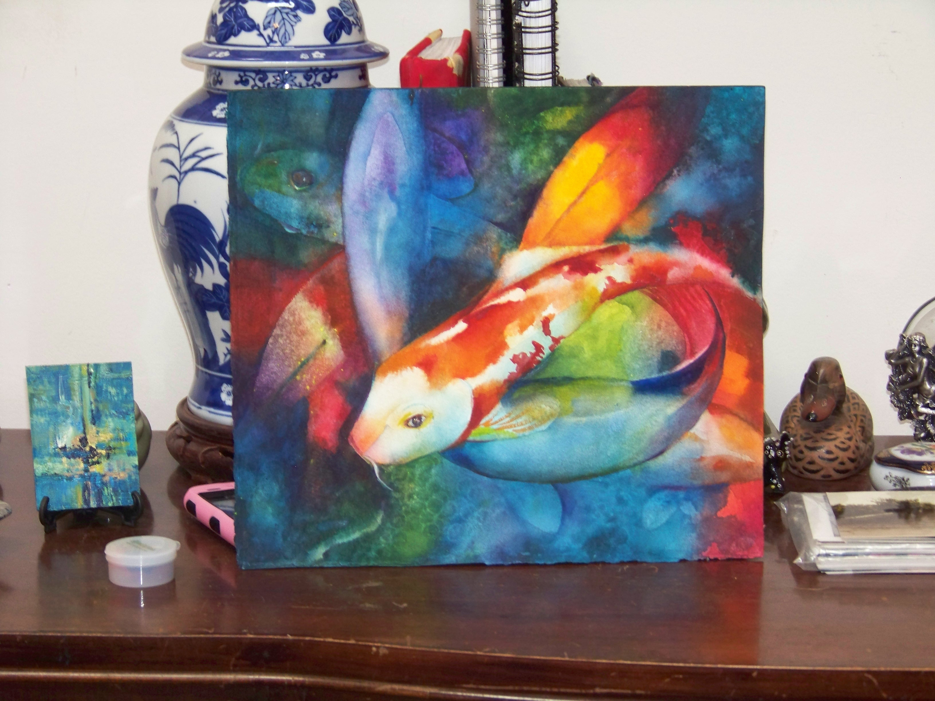 3264x2448 Watercolor Paint On Glass - Watercolor Glass Painting