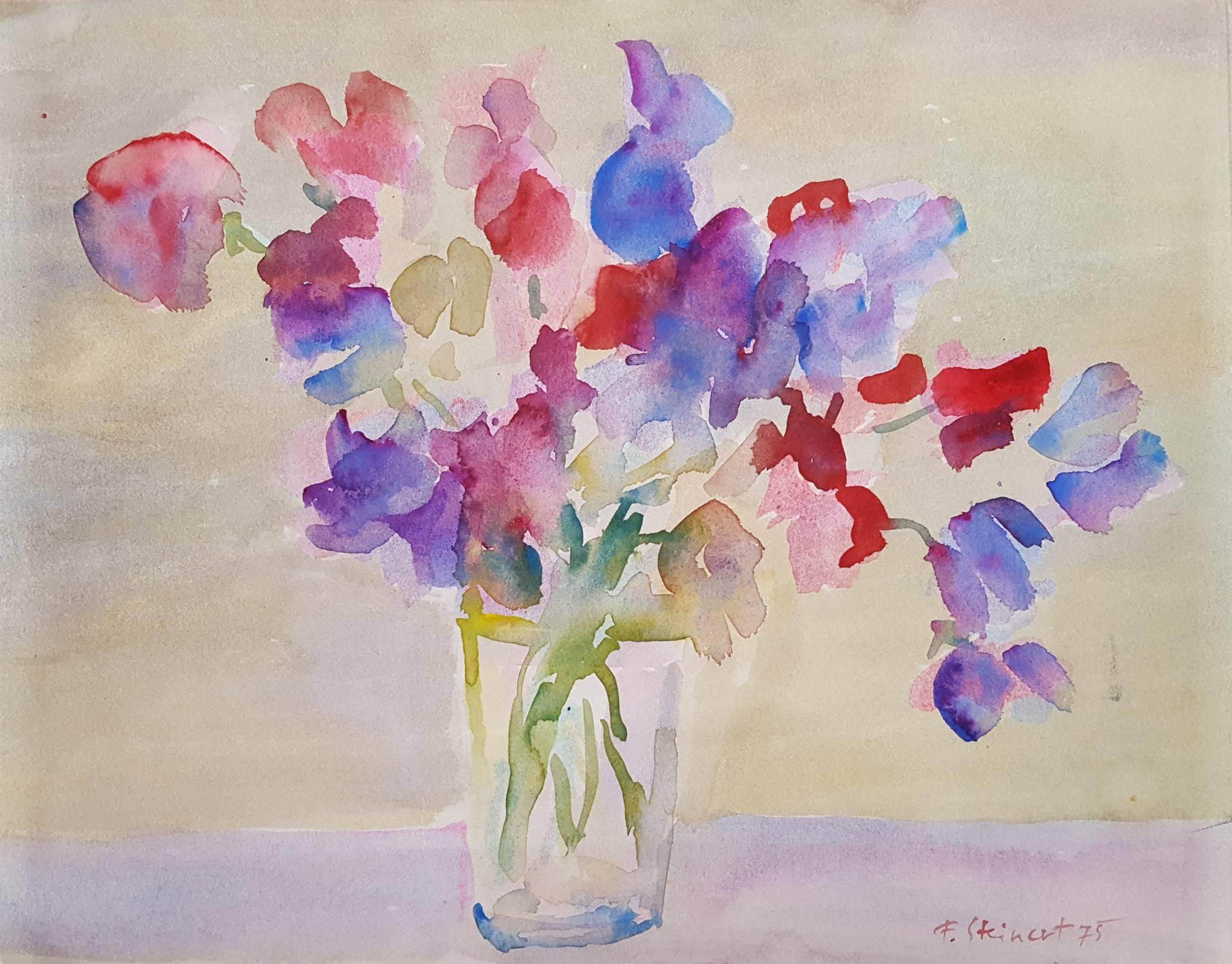 2322x1817 Fritz Steinert - Watercolor Glass Vase