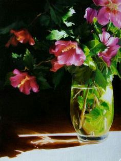 236x315 21 Best Watercolor Flower Vases Images Watercolor - Watercolor Glass Vase