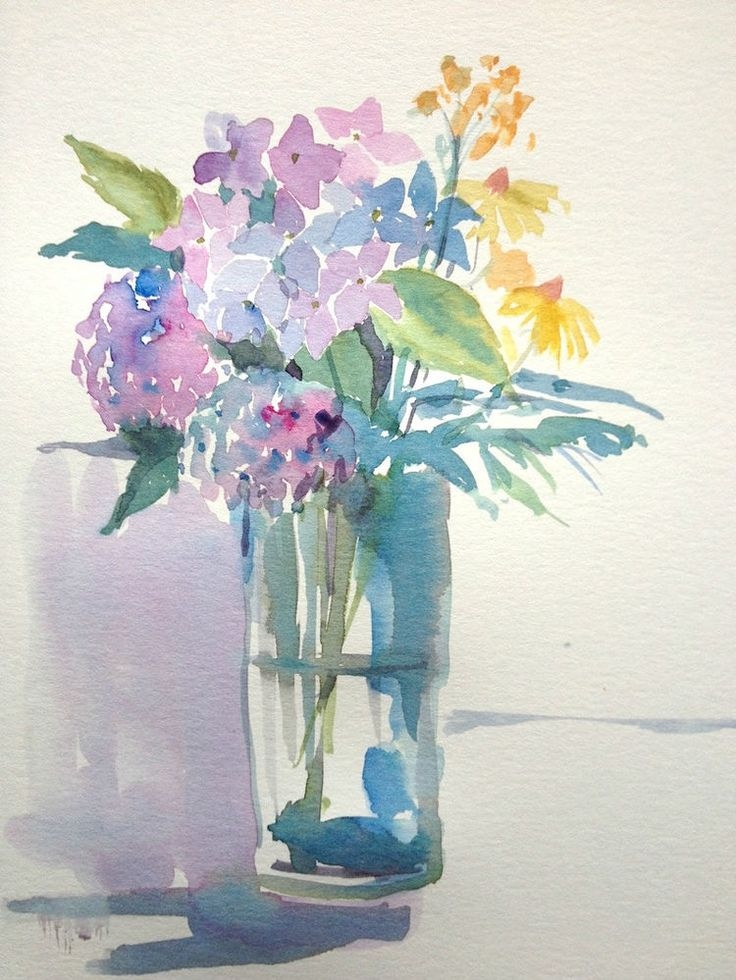 Watercolor Glass Vase at Explore collection of