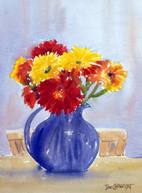 590x800 Watercolor Paintings Flowers Gallery.watercolour Flowers. - Watercolor Glass Vase