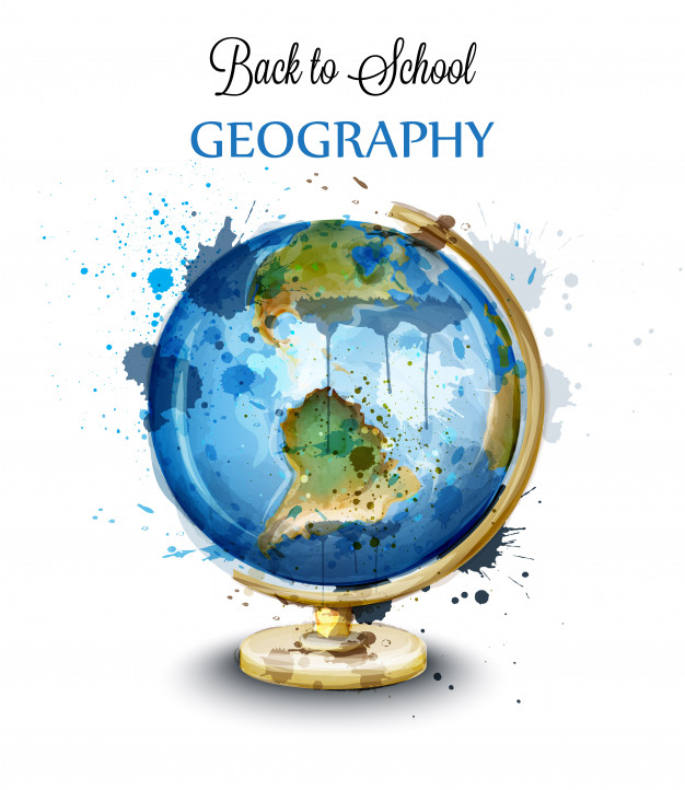 626x722 Watercolor Globe Isolated On White Vector Premium Download - Watercolor Globe