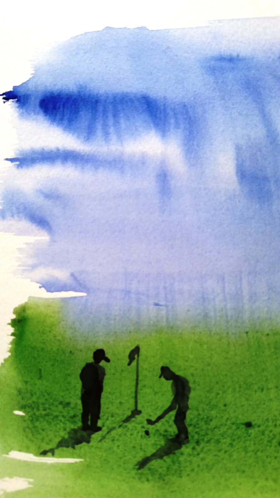 896x1594 Golf Watercolor Sketches Carlos Printe - Watercolor Golf