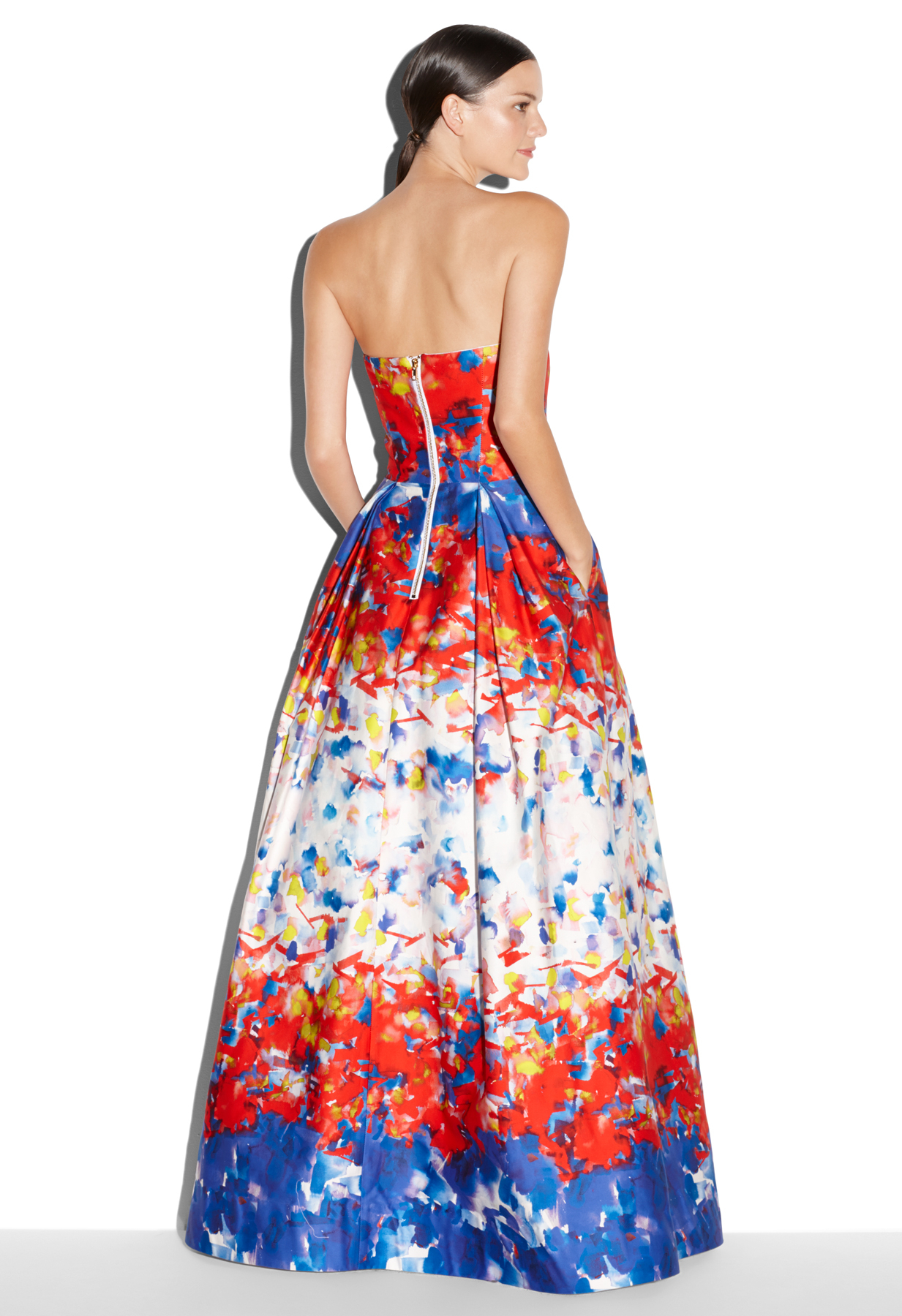 1233x1800 Lyst - Watercolor Gown