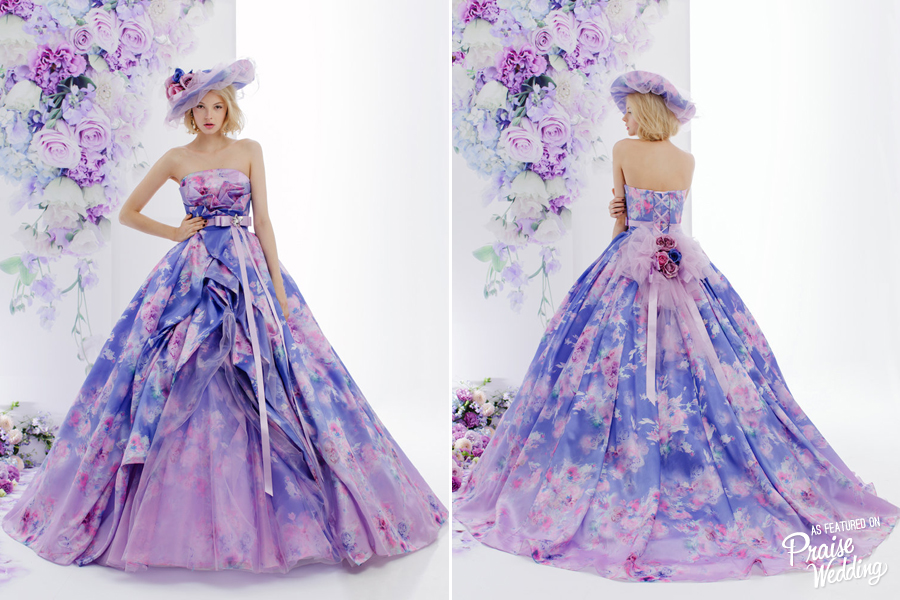 900x600 This Lavender Watercolor Floral Gown From Estique Is Making Us - Watercolor Gown