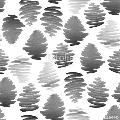 500x500 Watercolor Scribbles Gray Gradient Vector Surface Pattern. Brush - Watercolor Gradient Wash