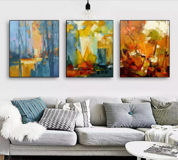 350x316 Modern Warm Color Painting Abstract Art Watercolor Graffiti - Watercolor Graffiti