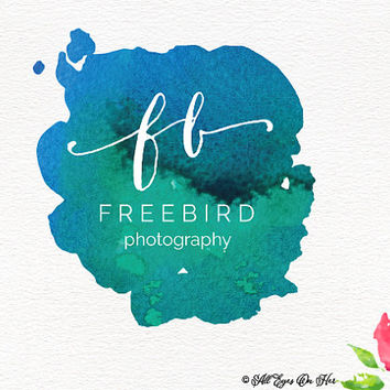 354x354 Watercolor Logos - Watercolor Graphic Design