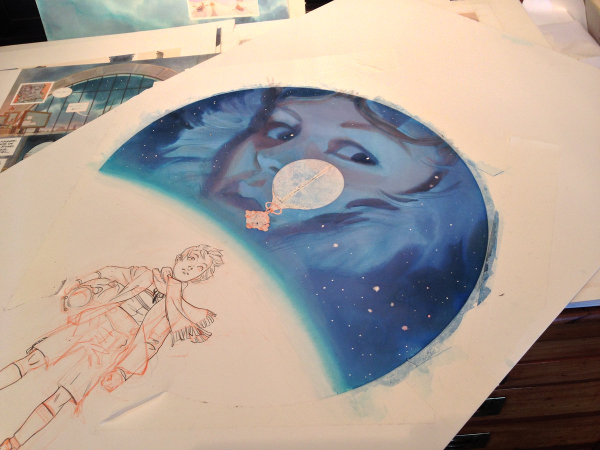 1200x900 First Second On Twitter Great Watercolor Art In Progress For - Watercolor Graphic Novel