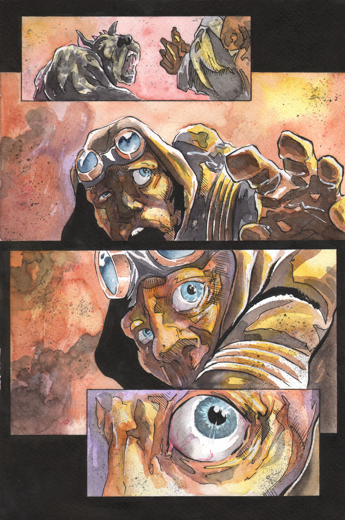 700x1055 Icarus The Graphic Novel Has Launched! Gregory A. Wilson - Watercolor Graphic Novel