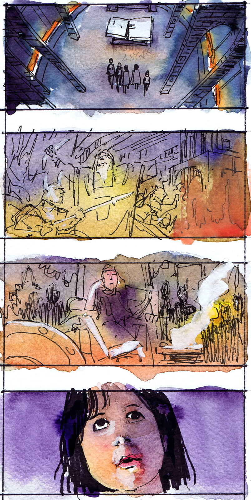 805x1600 Vozwords June 2013 - Watercolor Graphic Novel